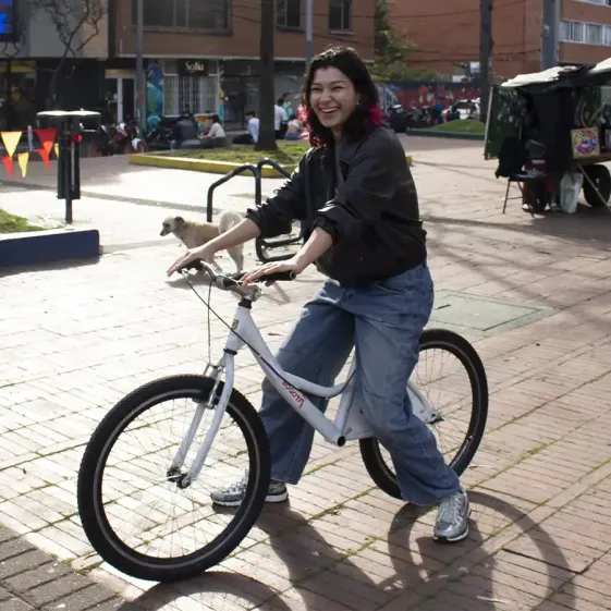 aprendimos a montar bici 