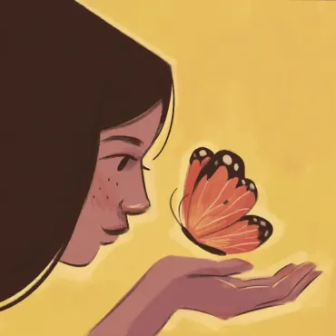 piel de mariposa