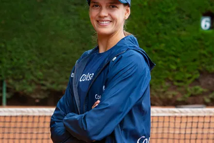 Emiliana Arango, tenista del equipo Colsanitas, avanza en el WTA 1000 de Guadalajara