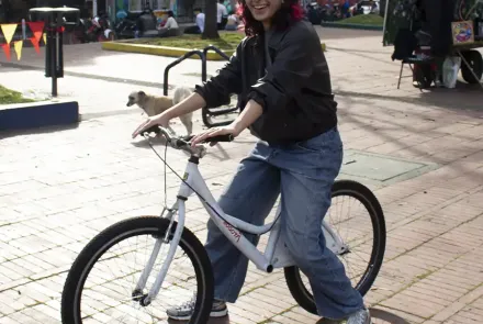 aprendimos a montar bici 