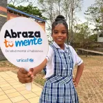 Lanzamiento de la campaña 'Abraza tu mente' de UNICEF Colombia.